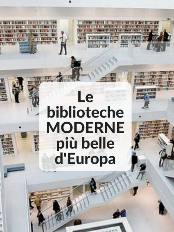 Le biblioteche MODERNE più belle d'Europa